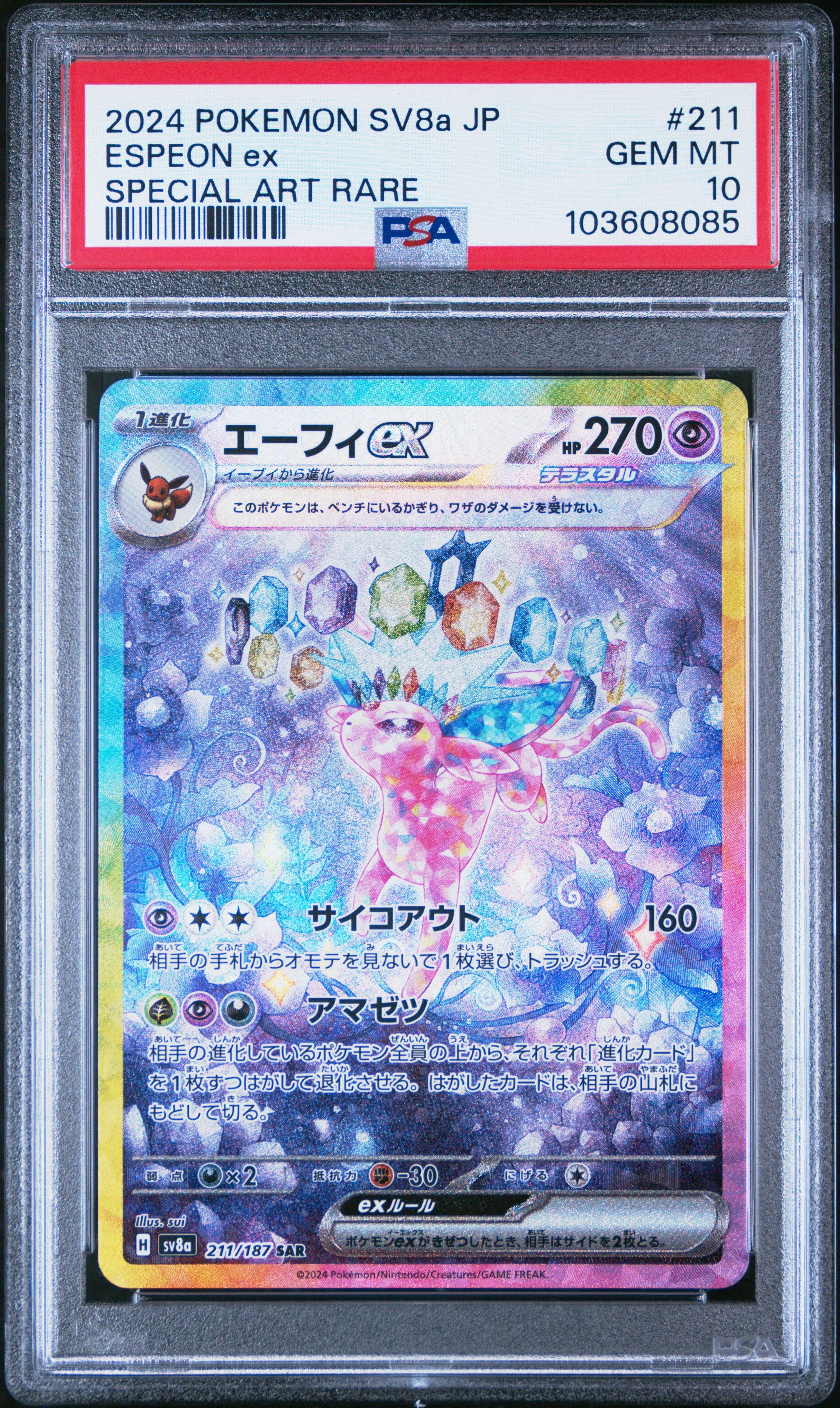 PSA 10 200,202,205,206,209,211,212,217/223,224/187 104467622 (Set 042)
