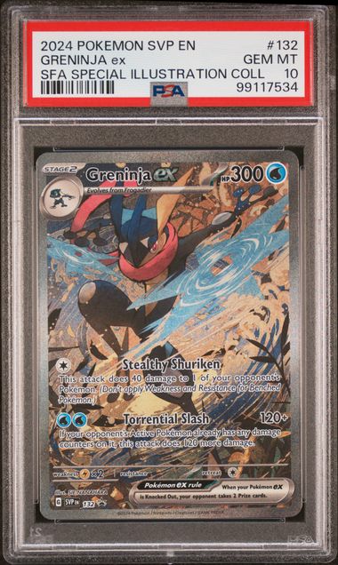 PSA 10 132 2024 EN GRENINJA ex #132 99117534