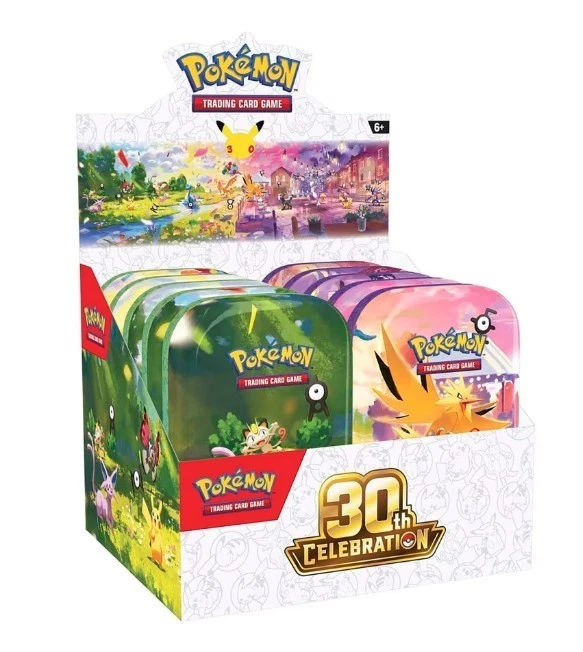30th Celebration Mini Tin 10-Count Display Box