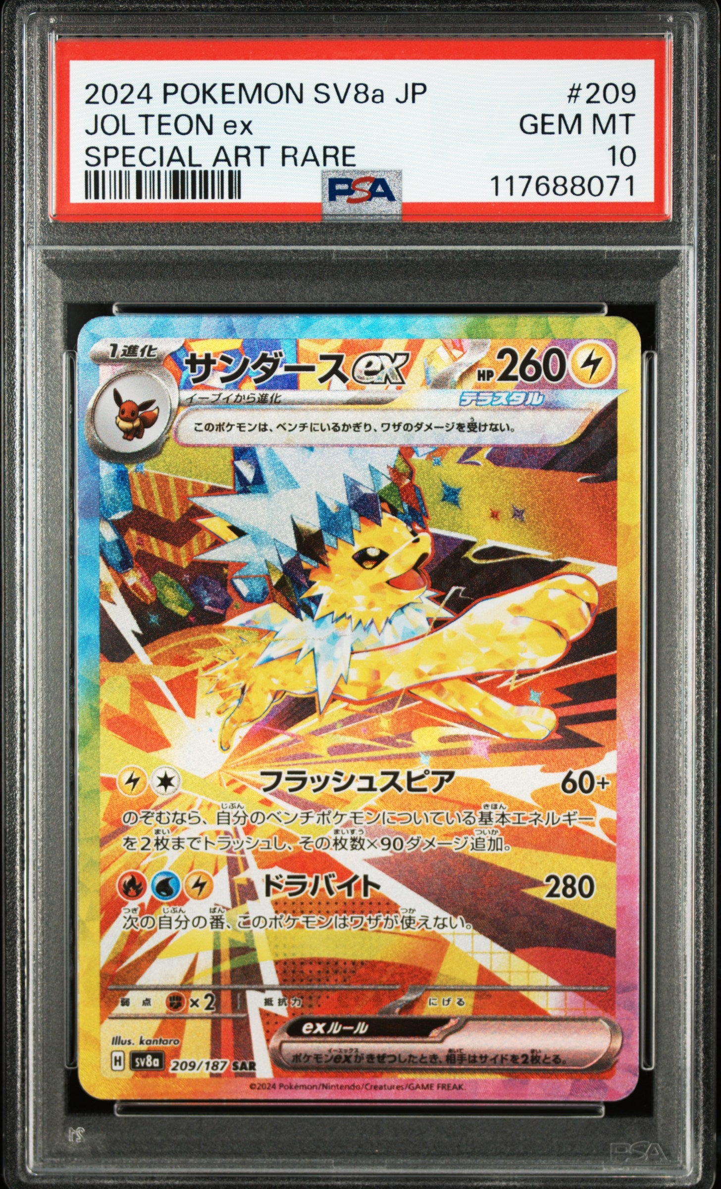 PSA 10 200,202,205,206,209,211,212,217,223,224/187 119450557 (Set 025)