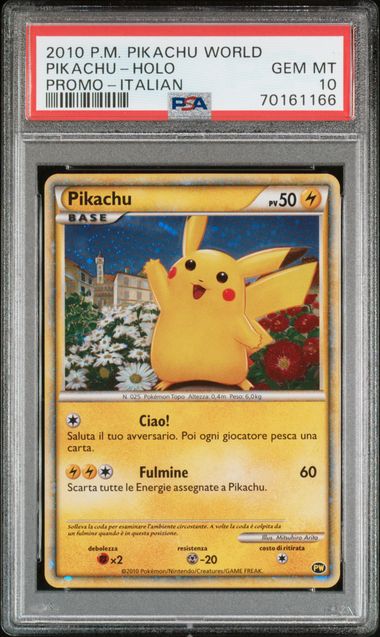 PSA 10 2010 PIKACHU WORLD PROMO SET (Set 039) 87891713