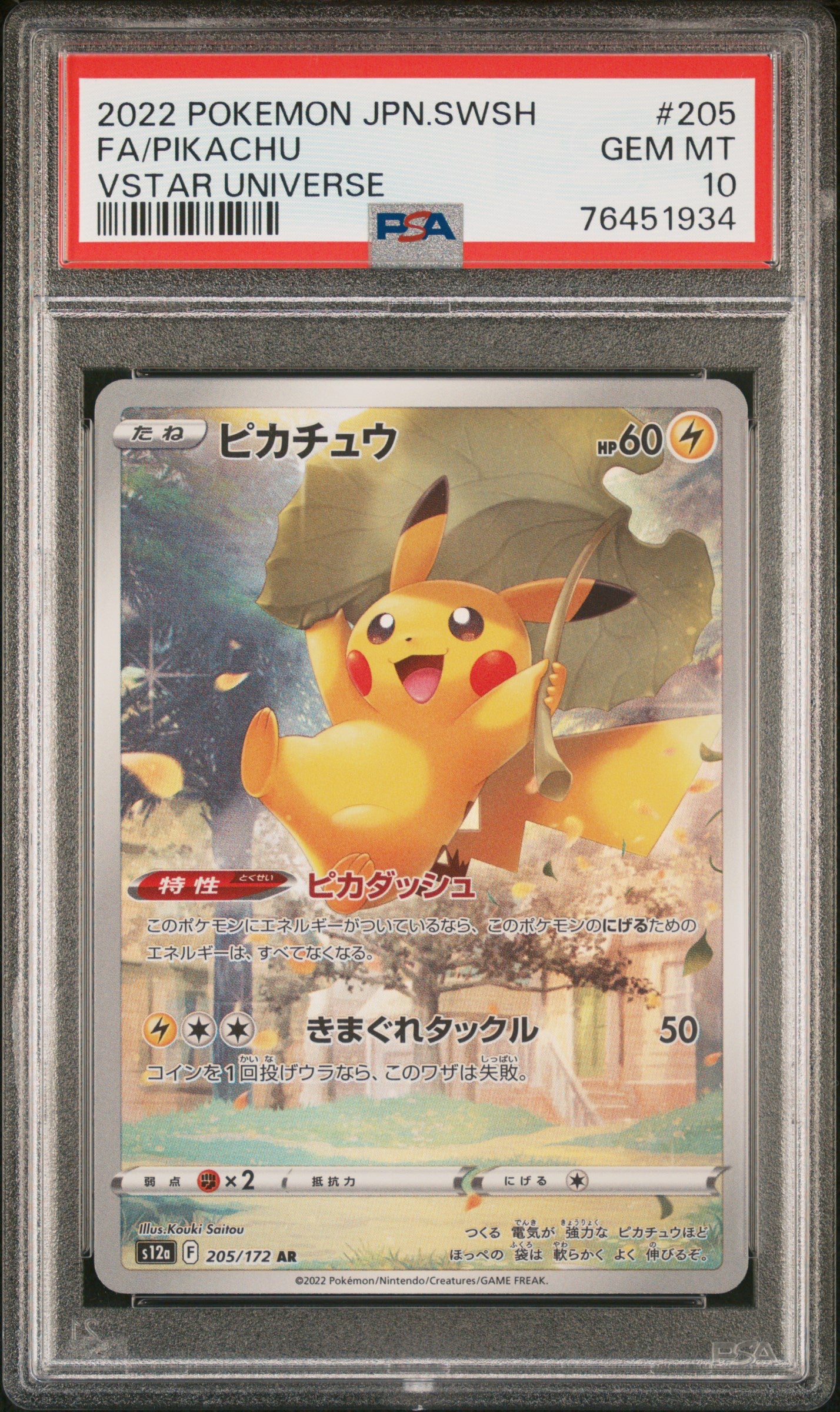 PSA 10 205/172 76451934