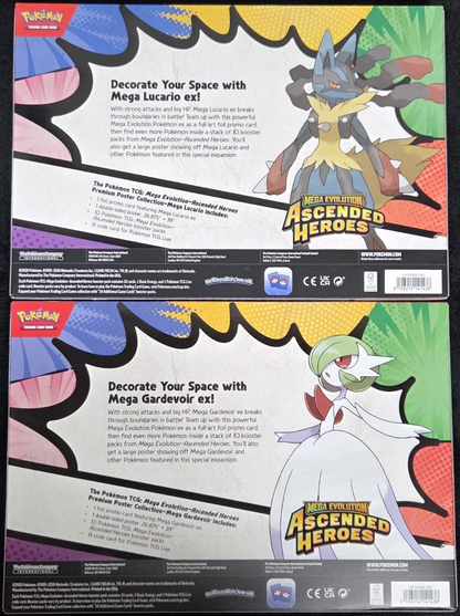 ME2.5 Premium Poster Collection - Mega Lucario Gardevoir Bundle [EN]